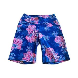 Lilly Pulitzer Luxletic High-Rise Bike Short floral Size‎ 00 athletic